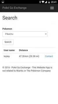 Exchange for Pokémon GO Screen Shot 0