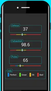 Body Temperature Interval Screen Shot 2
