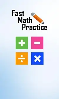 Fast Math Practice Screen Shot 5