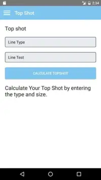 Top Shot Fishing Calculator Screen Shot 0