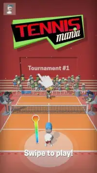 Tennis Mania Game - 3D App Simulation online games Screen Shot 2