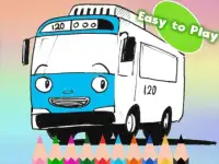 Toya Little Bus Coloring Game Screen Shot 1