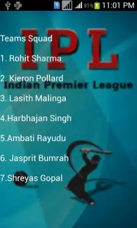 IPL Cricket Schedule 2017 Screen Shot 2