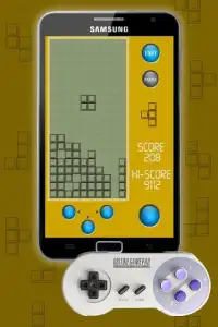Classic Brick Tetris Screen Shot 1