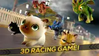 Kitty vs Baby Dragons Race Screen Shot 2