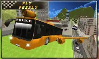 Police Sci Fi Flying Bus Screen Shot 21