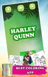 Coloring Harley Quinn  Screen Shot 0