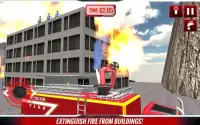 Up Hill Fire Truck Rescue Sim Screen Shot 8