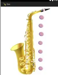 Virtual saxophone - online Screen Shot 2