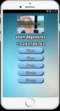 Call from Ellen show prank Screen Shot 2