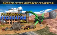 Flying Heavy Excavator Sim Screen Shot 9