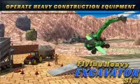 Flying Heavy Excavator Sim Screen Shot 12