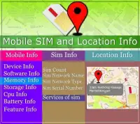 Mobile, SIM and Location Info Screen Shot 0