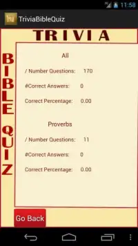 Trivia Bible Quiz Screen Shot 5