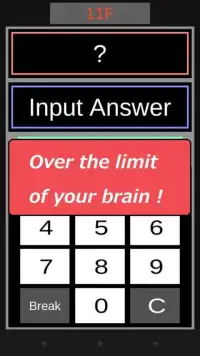 FlashNumbers~Brain Training~ Screen Shot 1