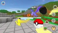 Cube Craft Go: Pixelmon Battle Screen Shot 6