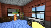 Cube Craft Go: Pixelmon Battle Screen Shot 1