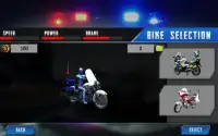 amazing police spider -rundown city bike chase Screen Shot 5