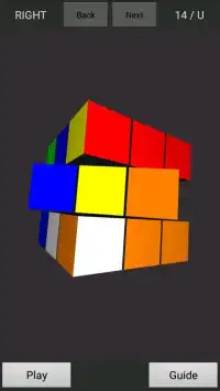 Rubik's Cube Solver - how to solve a Rubik's Cube Screen Shot 2