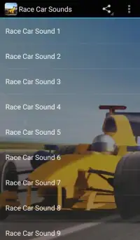 Race Car Sounds Screen Shot 0