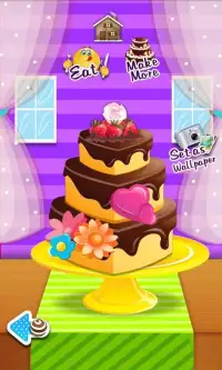 केक निर्माता-खेल पाक कला Screen Shot 2