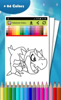 Coloring Book for Pokemon Screen Shot 3