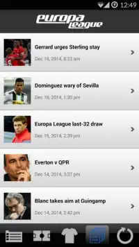 LiveScore Europa League Screen Shot 0