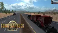 European Truck Driver Simulator : Euro Truck 2020 Screen Shot 3
