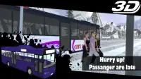 Snow Bus Driver Simulator HD Screen Shot 2