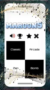 Maroon 5 Piano Tiles Screen Shot 2