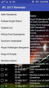 Reminder for IPL 2017 Screen Shot 2