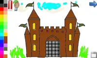 Coloring Book: House & Castle! Screen Shot 3