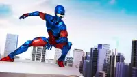 Mutant Spider hero: Flying Robot Car games Screen Shot 10