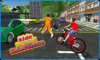 Kids Bicycle Rider Thief Chase Screen Shot 2