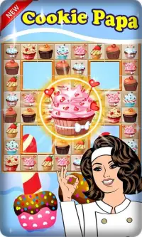 Cookie Papa Deluxe Match New 3 Screen Shot 0