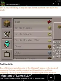 Crafting Guide For Minecraft Screen Shot 0