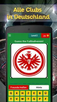 Deutsch Fußball-Logo Quiz 2017 Screen Shot 0
