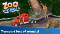 Zoo Animals Truck Transport Screen Shot 2