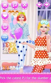 High School BFF PJ Party Salon Screen Shot 2