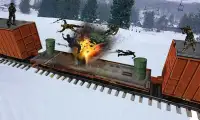 Поезд война Снайпер 3D Screen Shot 0