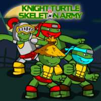 Knight Turtle VS Skeleton Army
