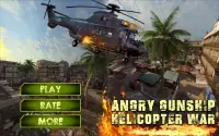 Angry Gunship Helicopter War Screen Shot 2