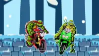 racing turtle motorcycle ninja Screen Shot 0