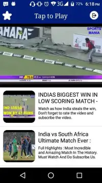 Watch Cricket Screen Shot 2