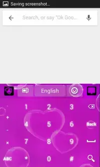 बैंगनी बुलबुले कीबोर्ड Screen Shot 7