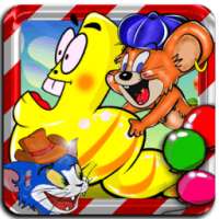Crazy Larva and Jerry Mouse
