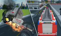 Fire Truck Rescue 3D Simulator Screen Shot 0