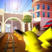 Temple Subway Pikachu Running Screen Shot 1