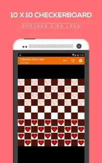 Checkers kiss love Screen Shot 1