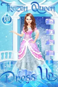 Ice Queen Dress Up Game Screen Shot 1